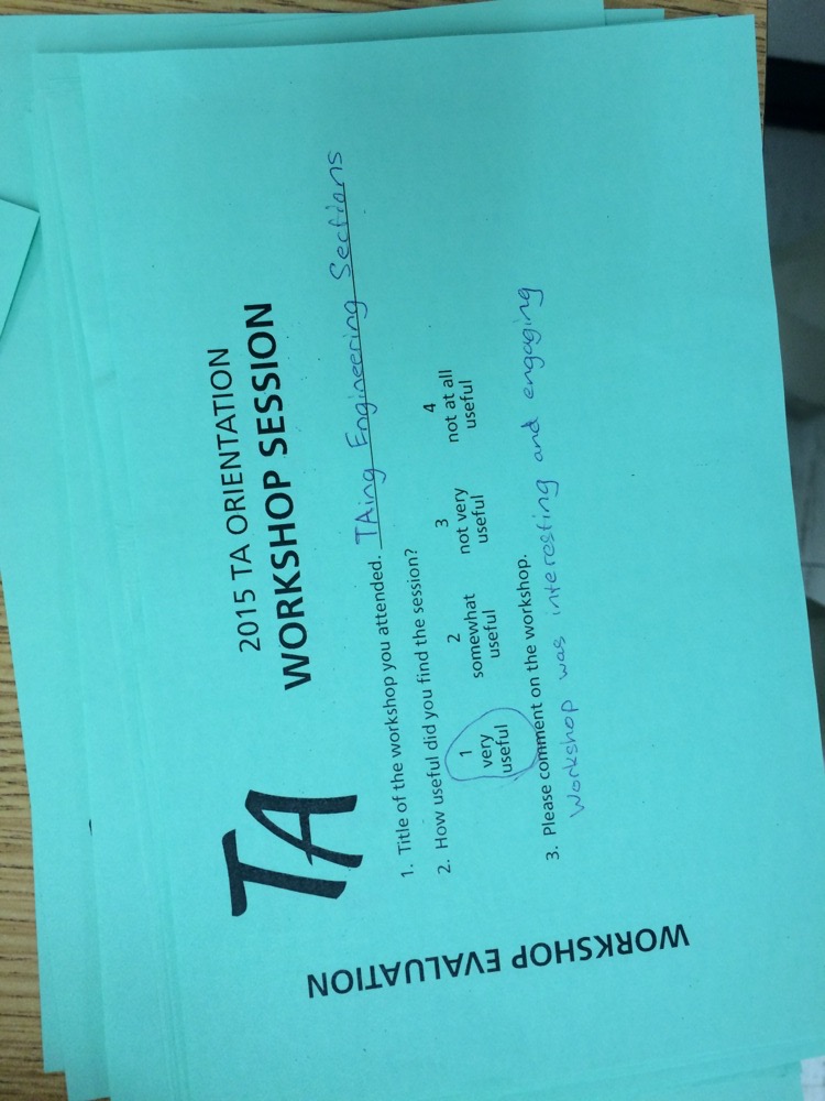 TA Orientation feedback 2017-10