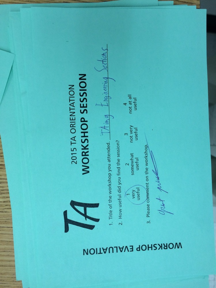TA Orientation feedback 2017-9