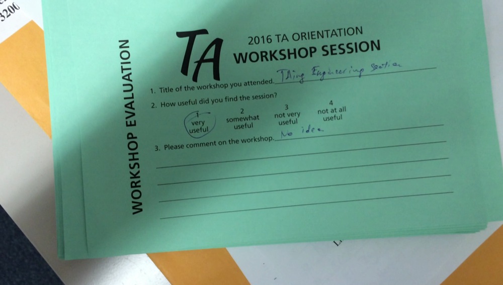 TA Orientation feedback 2017-2