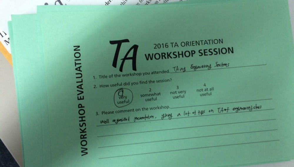 TA Orientation feedback 2017-21