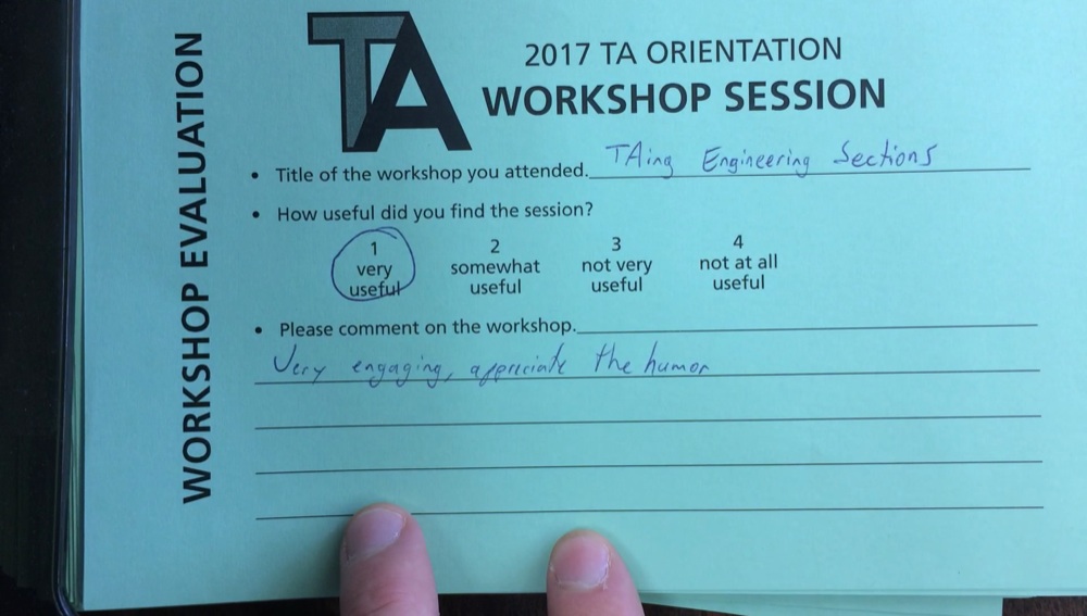 TA Orientation feedback 2017-8